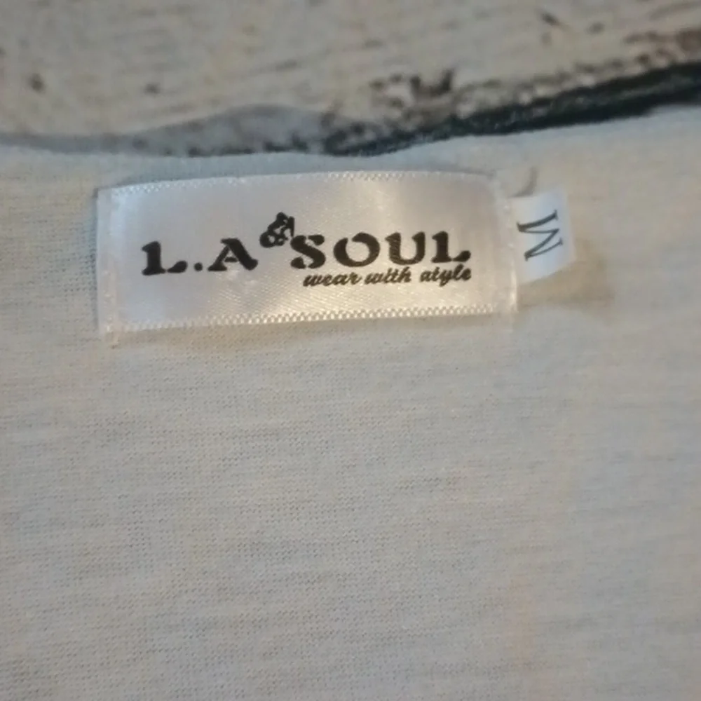 LA Soul Red Blue Mushroom Print Tank Top M - Picture 2 of 6